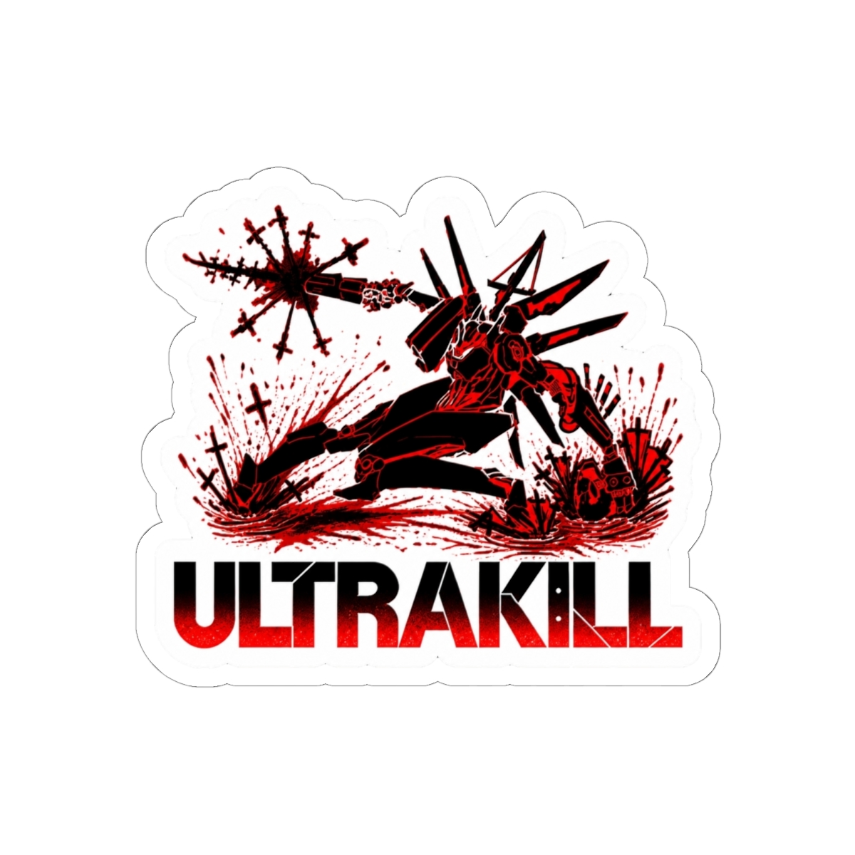 V1 Infinite Hyperdeath Sticker | ULTRAKILL