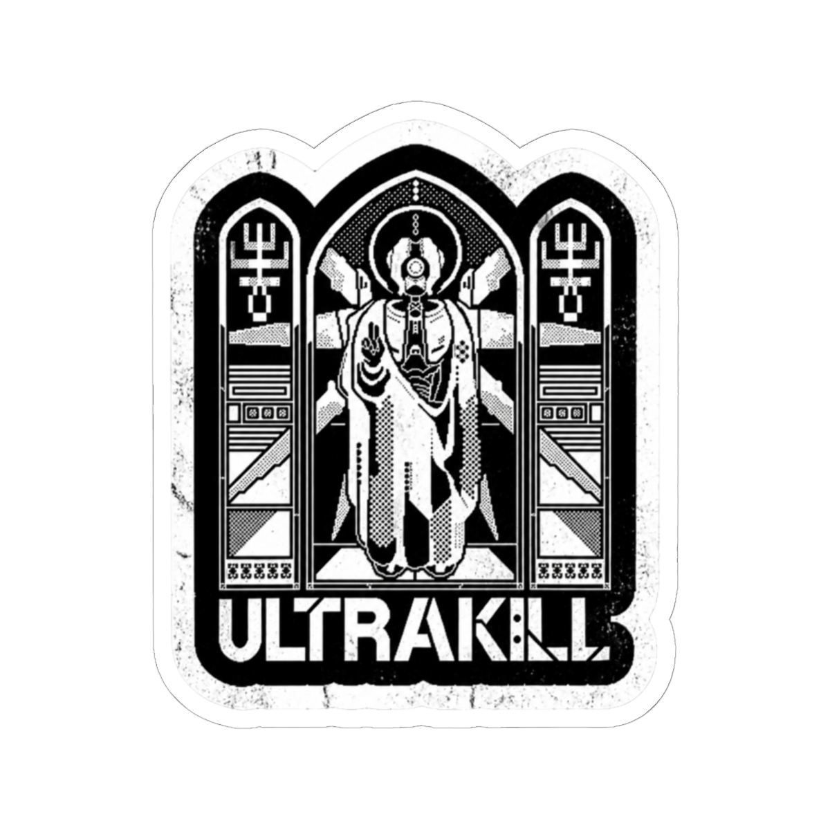 Ultrakill -White Sticker