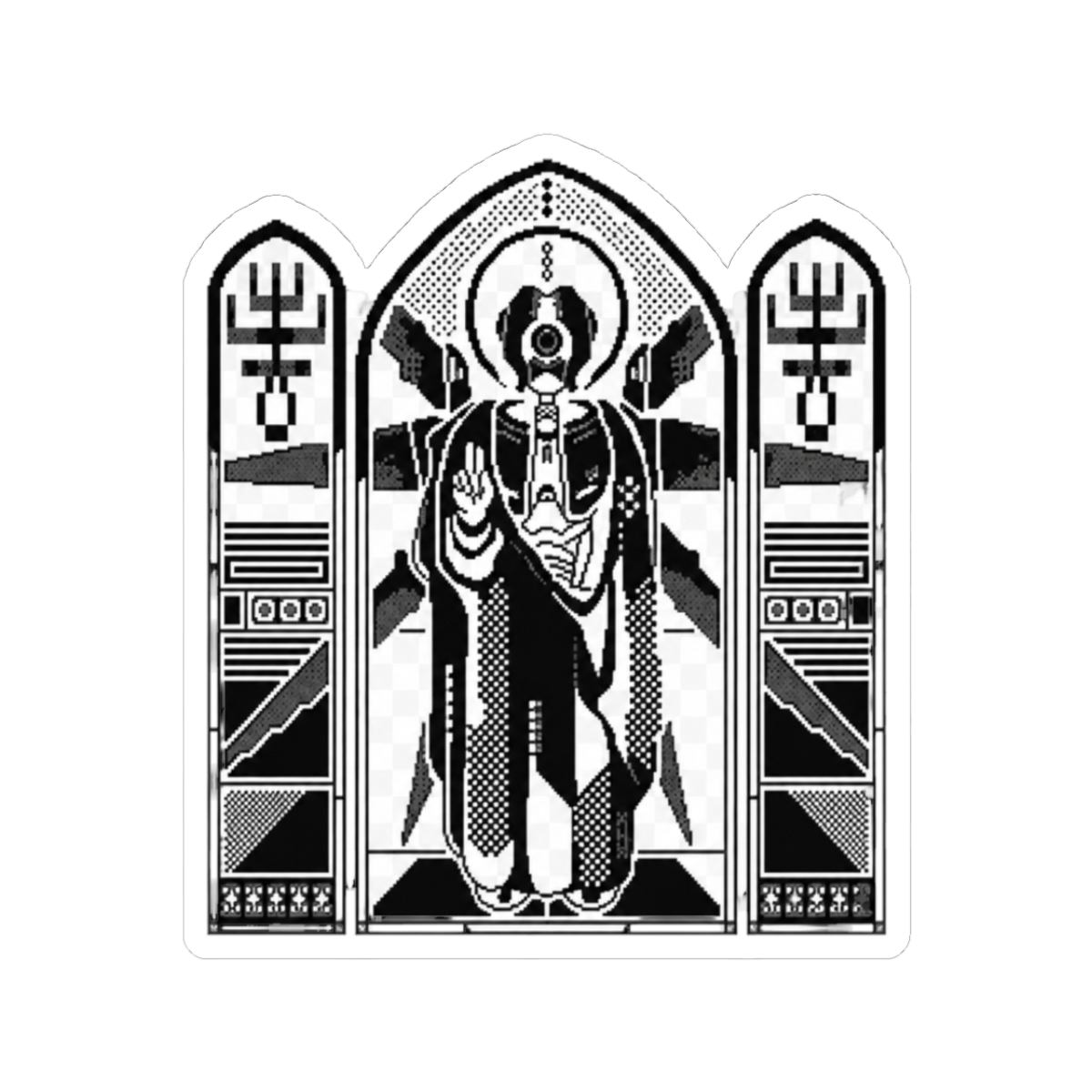 Ultrakill - Black Sticker - Official stickers merchandise