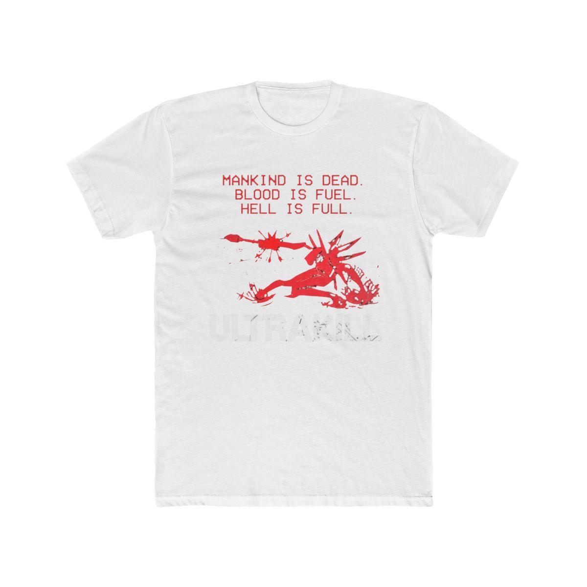 180g Pure Cotton 's Ultrakill Shooting Game T Shirt V1 Rock Pure Cotton Merch Humorous Short Sleeve Tee Shirt Gift T-Shirts | SHEIN USA - Official t-shirts merchandise