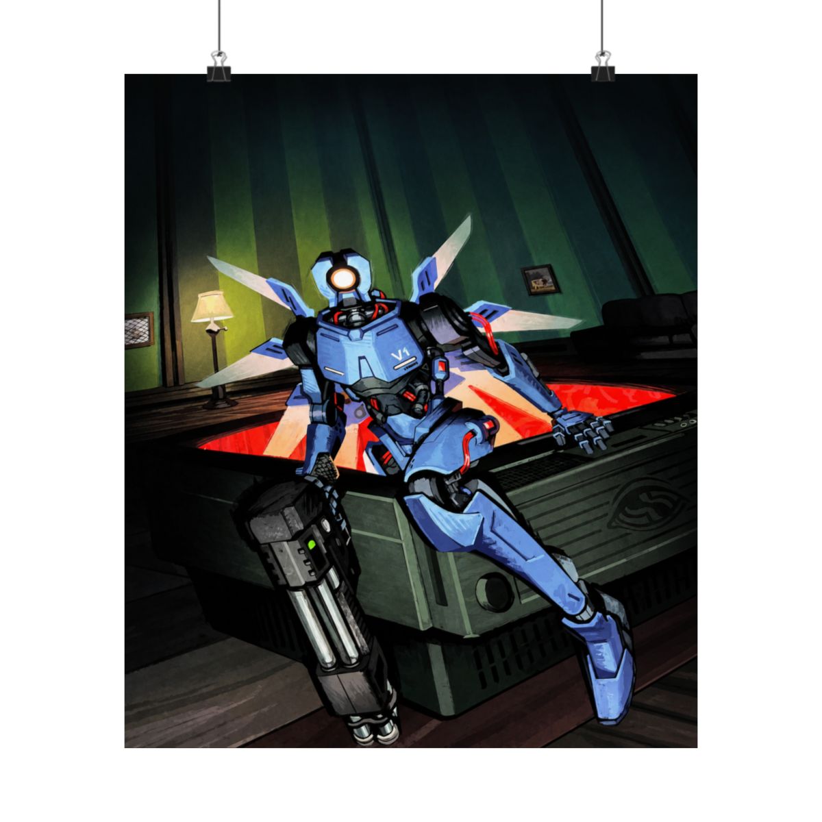 ULTRAKILL Art Print - Ultra Ring - alternate angle 1, merchandise