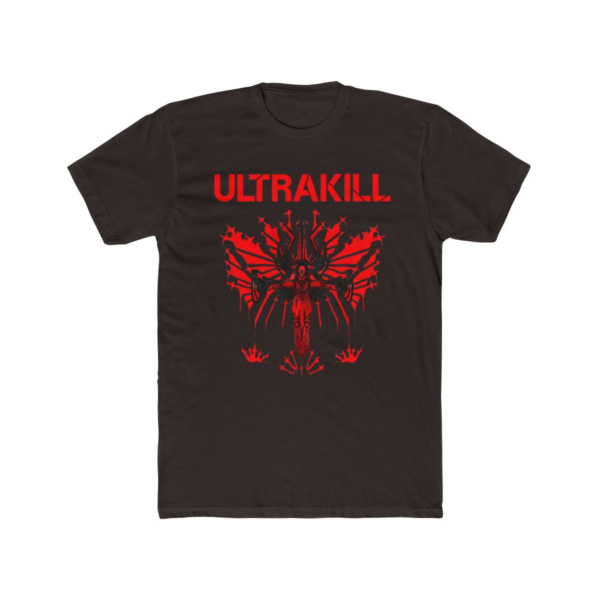 Awesome Ultrakill Shooting Game T-Shirts Clothing Pure Cotton Washed T Shirt Oversized Summer Short Sleeve Tees Tops - alternate angle 2, merchandise