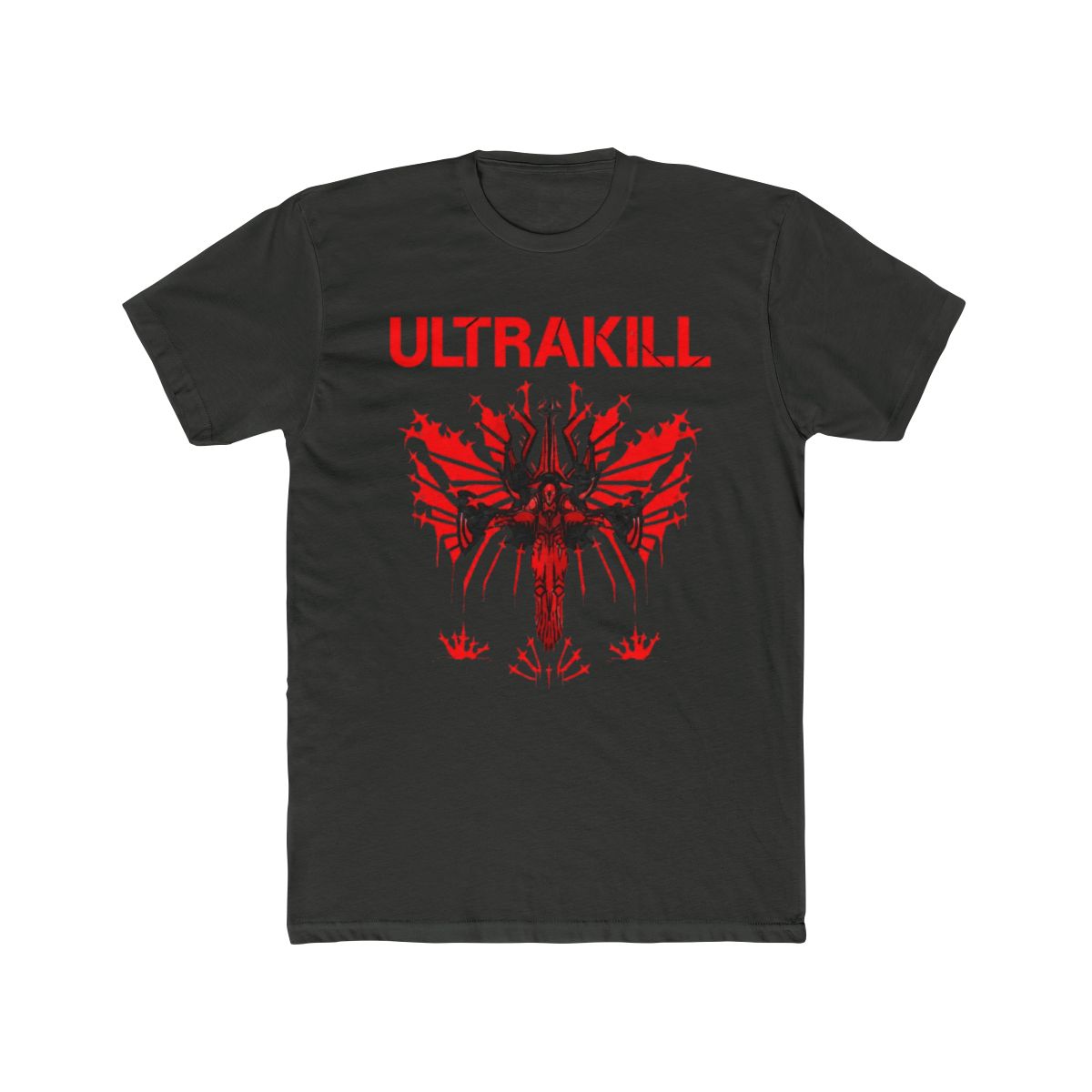Awesome Ultrakill Shooting Game T-Shirts Clothing Pure Cotton Washed T Shirt Oversized Summer Short Sleeve Tees Tops - alternate angle 5, merchandise