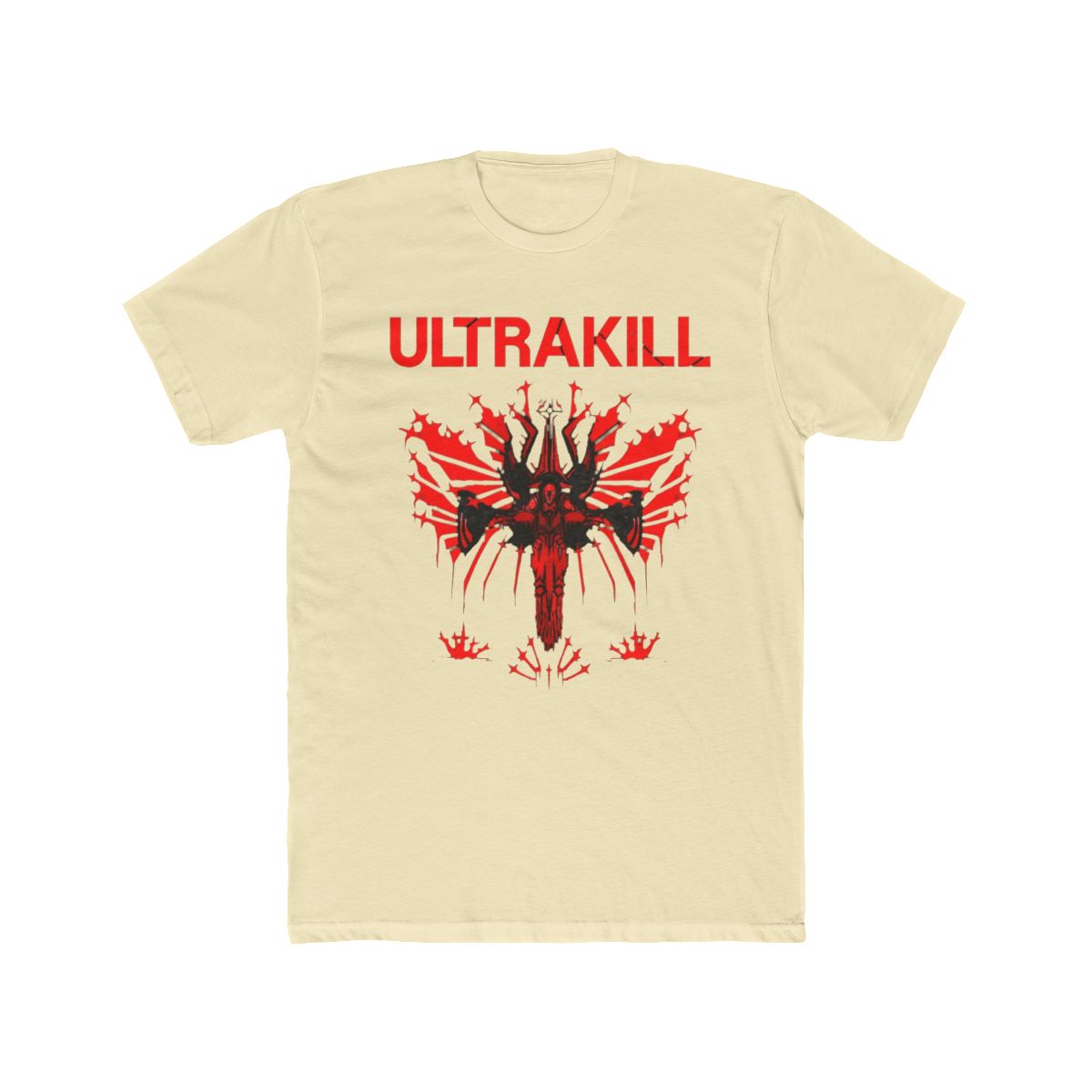 Awesome Ultrakill Shooting Game T-Shirts Clothing Pure Cotton Washed T Shirt Oversized Summer Short Sleeve Tees Tops