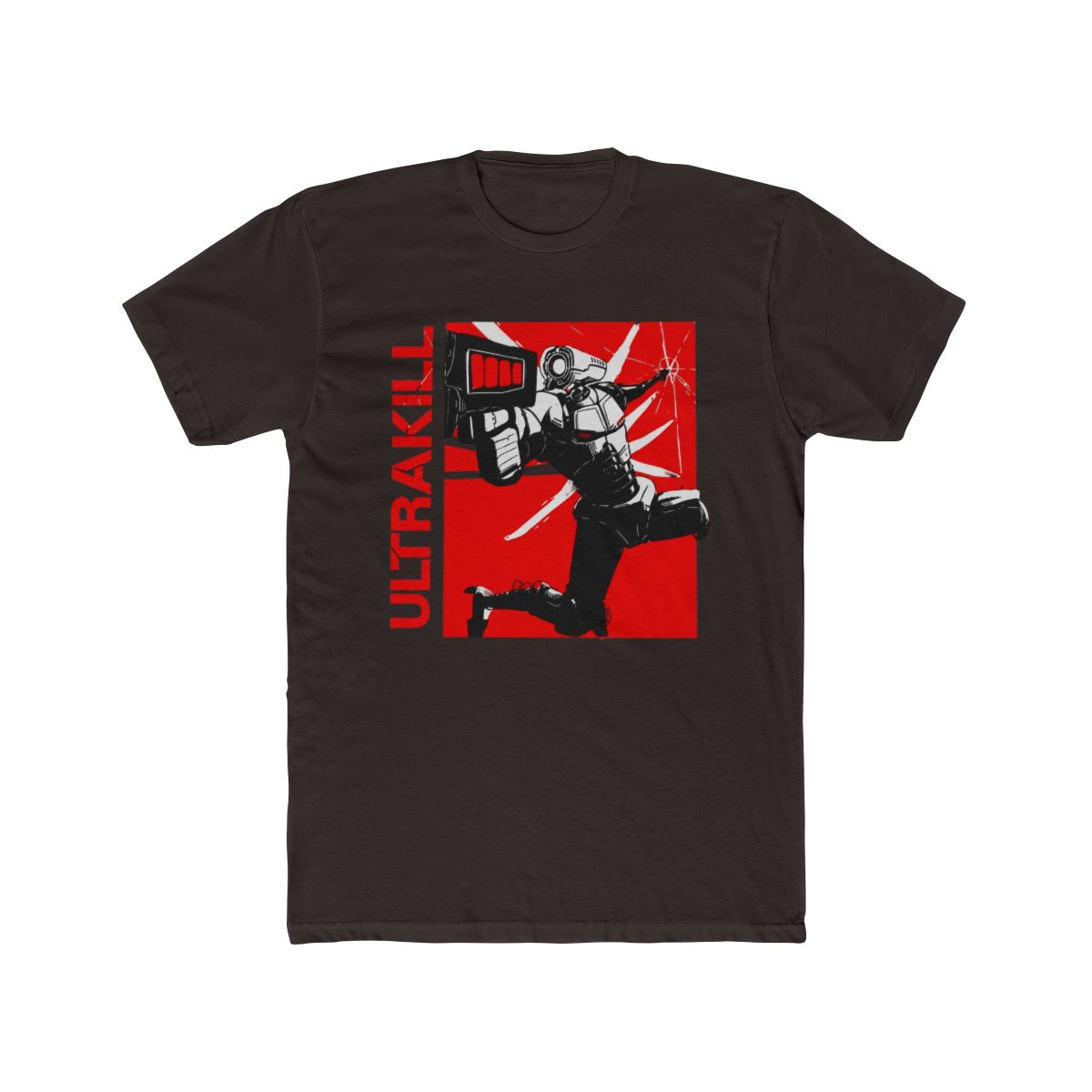 Ultrakill Shooting Game T Shirts For Men Cotton Humorous T Shirt Round Neck V1 Rock Tees Short Sleeve Merch Graphic - alternate angle 2, merchandise